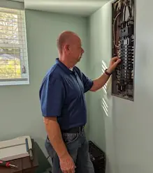 Inspecting Electrical Panel